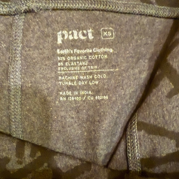 Pact Organic Cotton Leggings NWOT - Picture 3 of 3